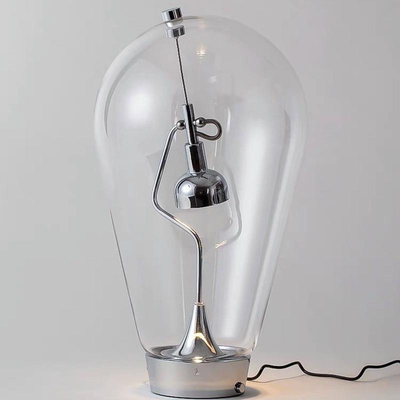 台灯书房轻奢北欧客厅简约后现代创意玻璃酒店网红卧室极简床头灯