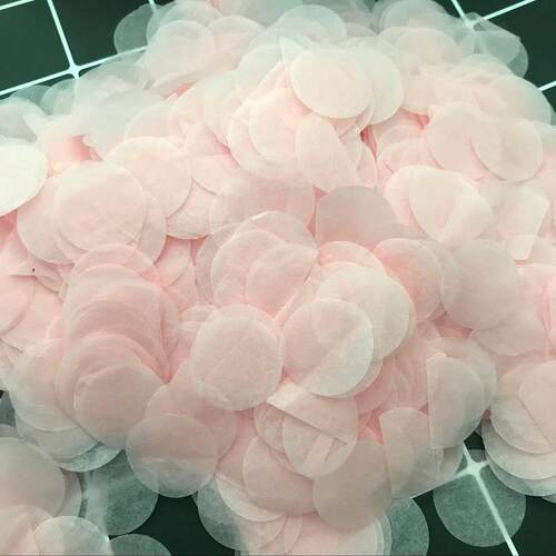2.5cm圆形爱心纸屑纸片气球波波球填充纸物confetti婚礼抛撒花瓣