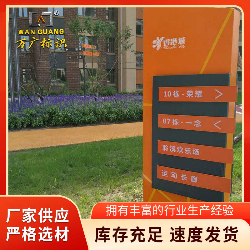 指示户外铝型材小区路牌景区大环境导引牌餐厅室内用标识广告牌