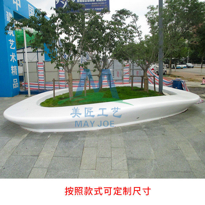 玻璃钢树池景区园林花坛商场户外组合大花盆园区种植池绿化花池