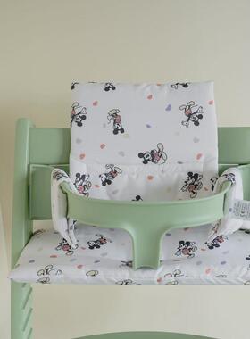 stok**拆新款坐垫防脏加厚通用餐椅坐垫便携可儿童餐椅椅垫靠背