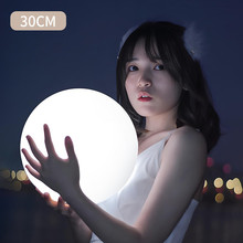 LED月球灯手捧圆球灯海边古风写真摄影拍照氛围灯舞台道具球形灯