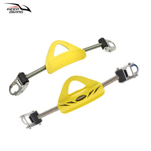 蛙鞋 不锈钢脚蹼带潜水两用开跟弹簧后跟带jetfin四线oms固定带