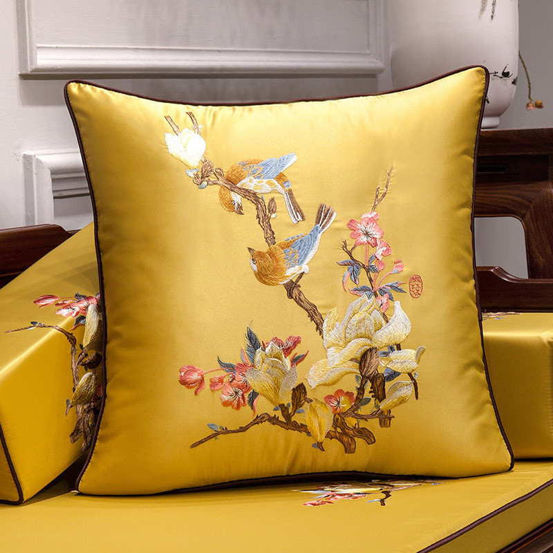 中式抱枕靠垫刺绣沙发靠枕中国风1103客厅家用新中式抱枕套不新品