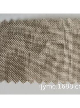 秋冬款纯白色亚麻家居厚布厨房烘焙面包纯亚麻桌布餐巾窗帘布1A99