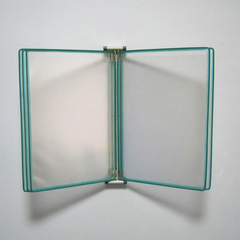 挂墙挂式壁式文件夹墙面翻页资料夹页面展示架壁文件架5页