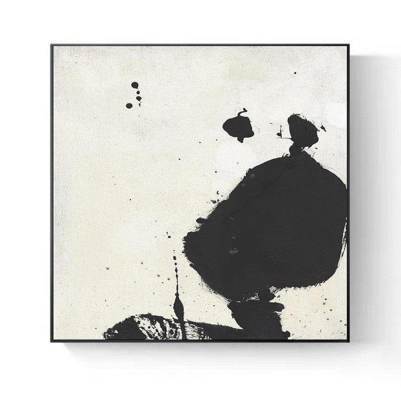 新中式禅意挂画玄关高级感客厅沙发背景墙装饰画方型轻奢过道壁画,家居饰品,现代装饰画,淘宝优惠券,粉丝福利购,淘宝优惠卷