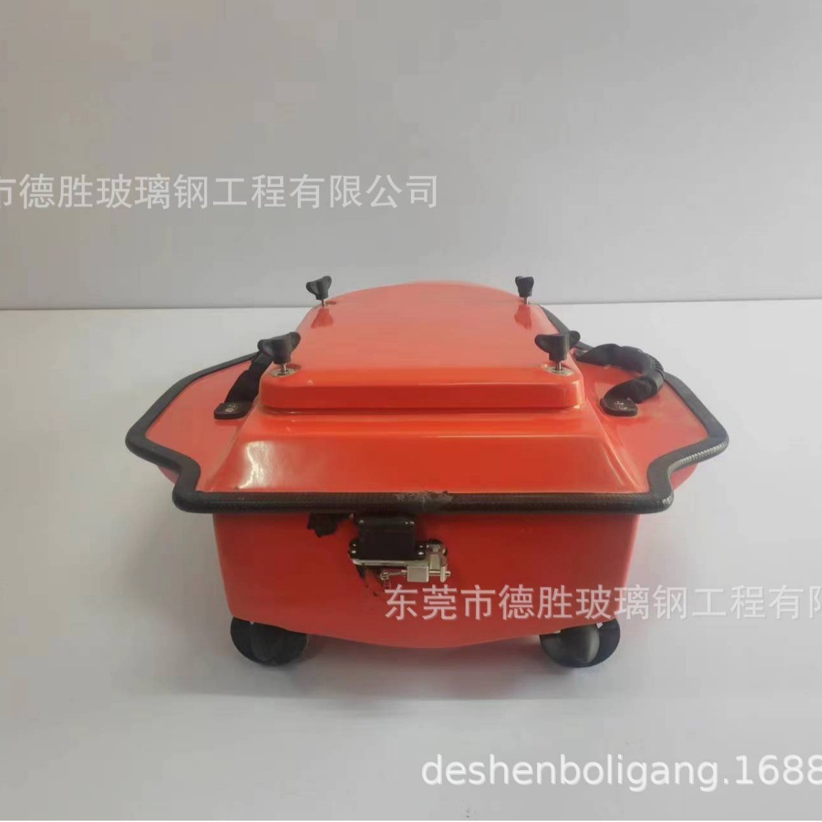 玻璃钢无人测深船壳船壳碳纤维打窝拉网测绘测量舰船模型设备外壳