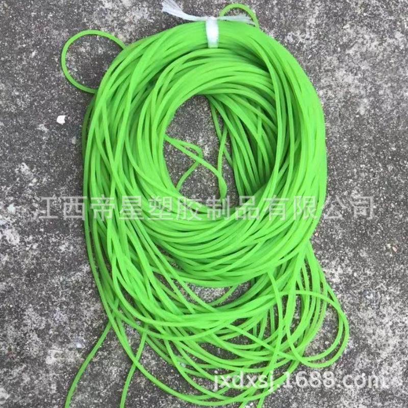 帝星2.1mm实心绑筋乳胶丝弹力带筋工重工皮筋组专用绑带扎机械