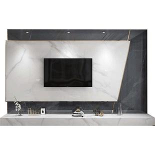 缇香2020新款 悬空瓷砖背景墙客厅石材大板背景墙电视背景墙瓷砖