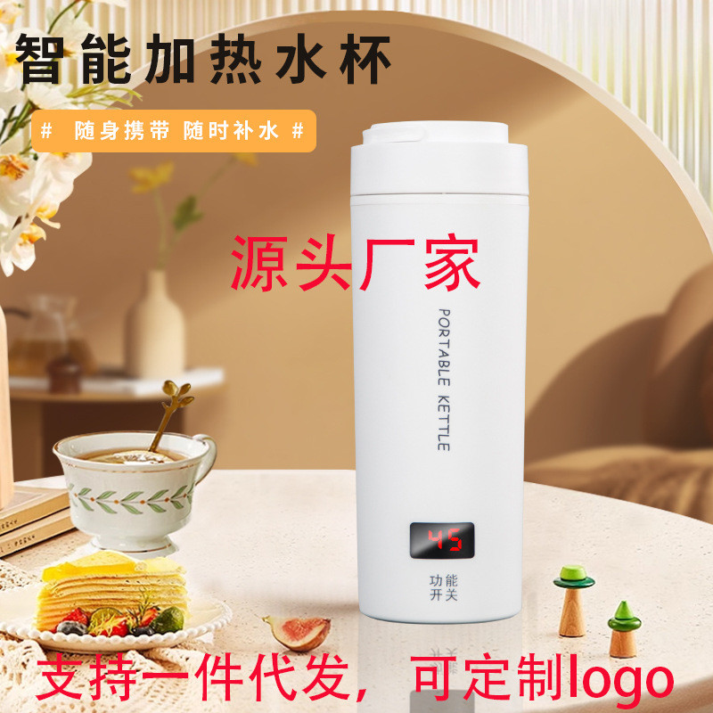 便携式水壶电加热杯小型旅行烧水杯迷你宿舍便捷热水壶多功能水杯