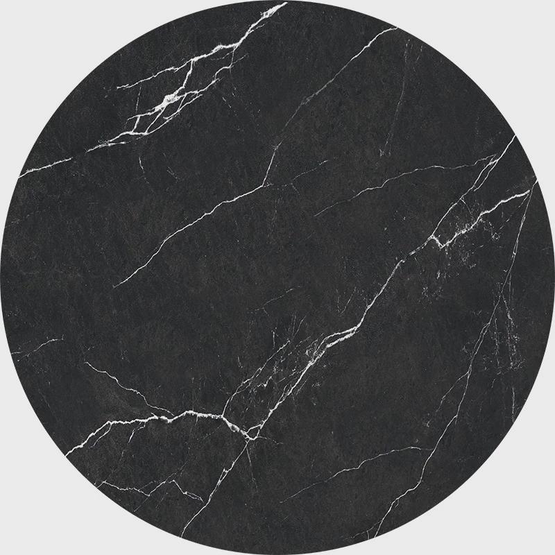 大理石纹圆形茶几桌布免洗防油防水餐桌垫圆桌桌垫轻奢氛围感新款