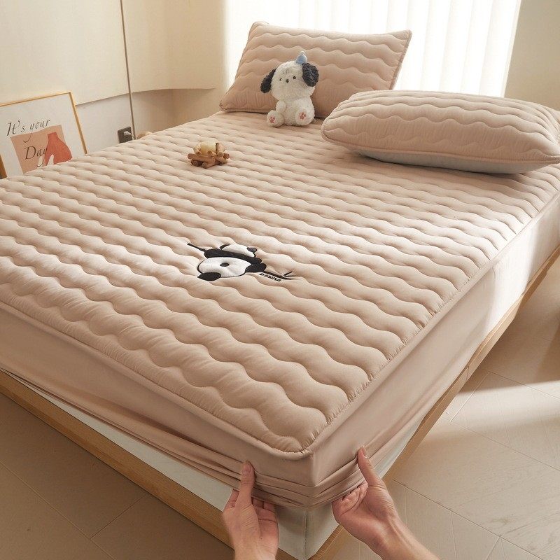 厂家直销大豆纤维夹棉床笠童罩儿单件床垫保护罩床单床套三件,床上用品,床裙,淘宝优惠券,粉丝福利购,淘宝优惠卷