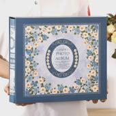 5寸相册本片影集7寸家庭大容量800张照插页式 收纳本影楼相薄