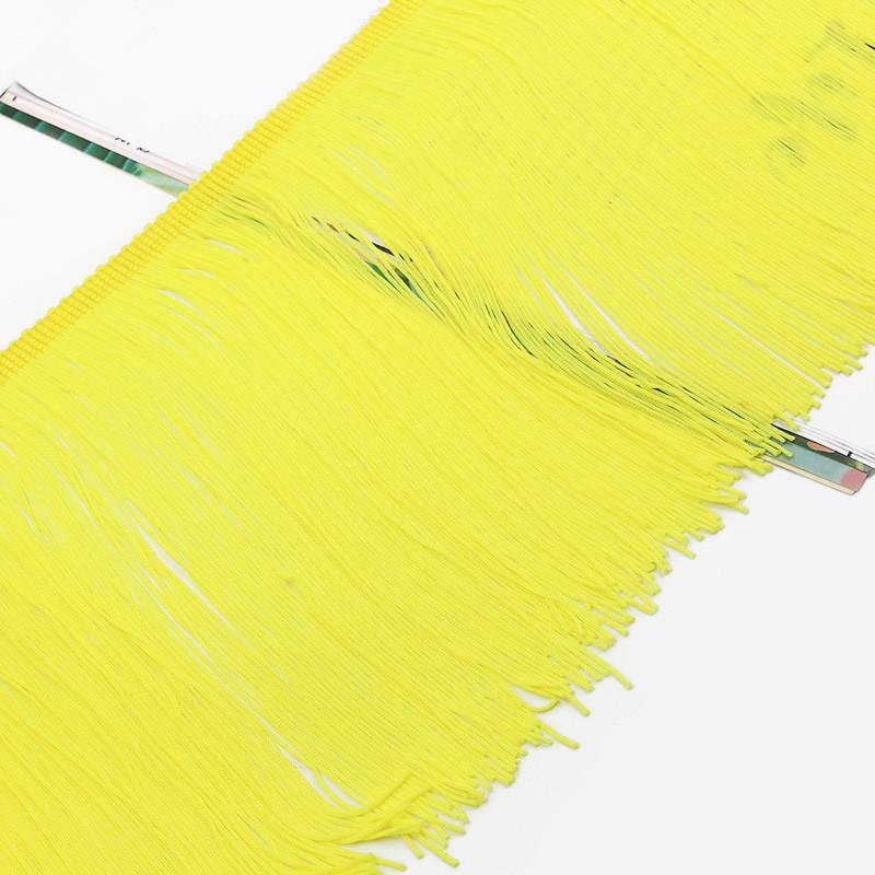 20cm宽锦纶窗帘流苏花边龙须排须拉丁舞裙舞台服装辅料厂家直供