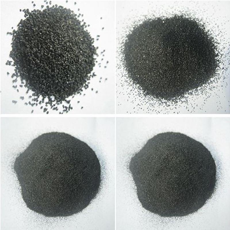 厂家刚玉配重铁砂喷砂除锈砂黑供应耐磨地坪金刚砂