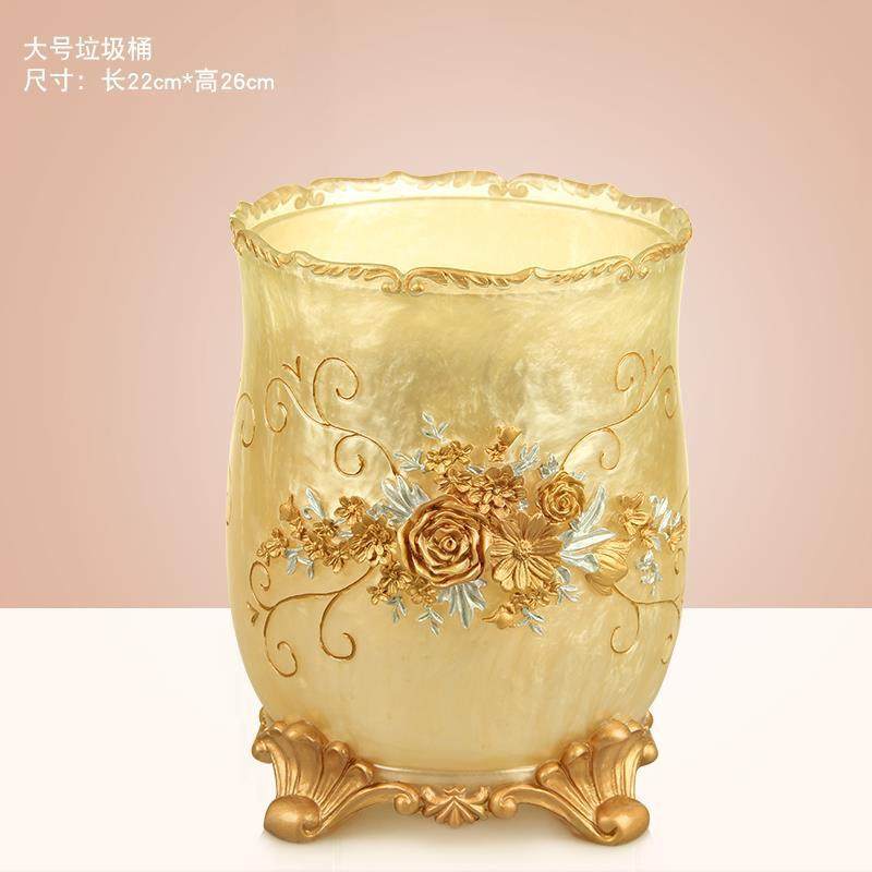 客厅垃圾桶轻奢创意欧式大容量家用带盖垃圾筒卫生间收纳桶,家庭/个人清洁工具,垃圾桶,淘宝优惠券,粉丝福利购,淘宝优惠卷