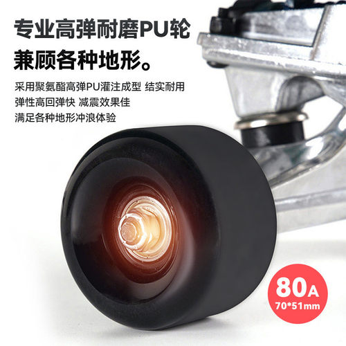 热销雷尼斯s6陆地冲浪板路陆板滑板初学者滑雪slide冲冲代步yow专