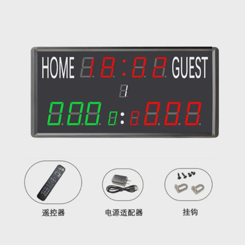 篮球台球比赛电子记分器正倒计时场次时间显示多功能led记分牌