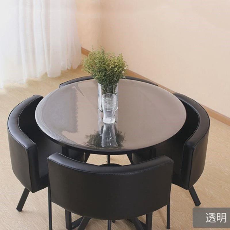 桌面板塑料硬透明餐桌用水晶板ppc塑料板塑料板可裁剪防油防烫圆