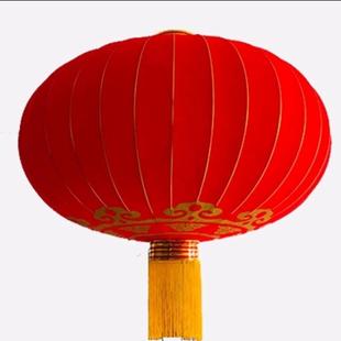 铁口绒布灯笼挂饰室内外过新年户外春节装饰大门口小区挂大红灯笼