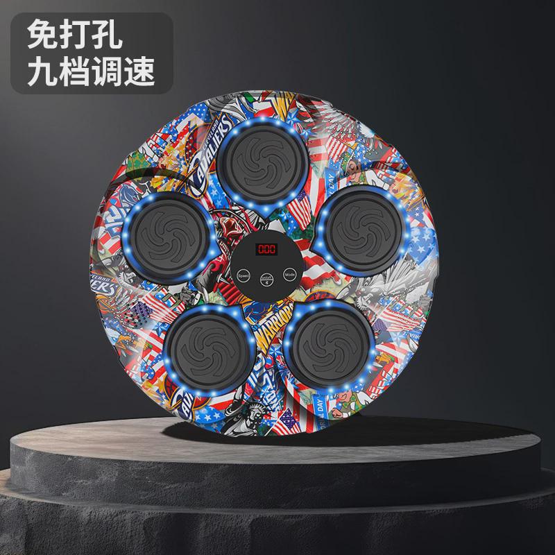 智能击拳击机电子拳音乐墙靶家用训练动感贴墙健身器材网红成人