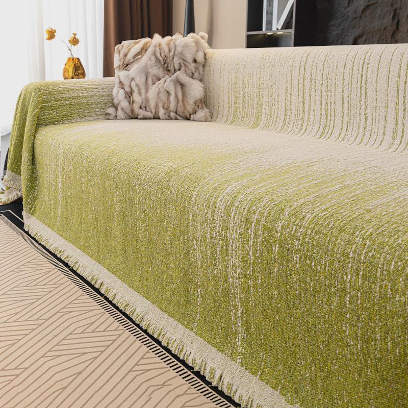 防猫抓沙发盖布四季通用2024新款沙发巾一整张毯套罩防滑坐垫全盖