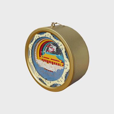 2024年中秋节灯笼纸雕圆形灯笼春节中秋节礼品纸雕手提灯笼游灯会