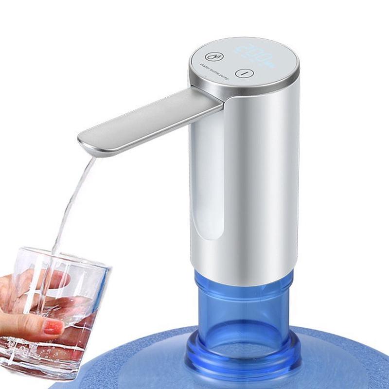 速卖通折叠式动上家用桶装水压水机小型饮水机无线电抽水器水器