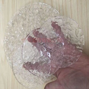 亚克力纹板圆片板有机玻璃塑料石头水波纹圆形茶几桌面柜门装饰板