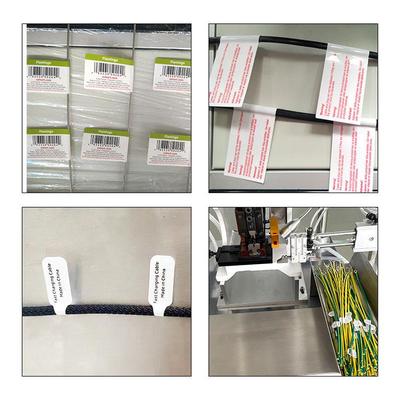 电线对折贴标机电缆线缆不干胶贴标签机网线凌波管不干胶贴标签机