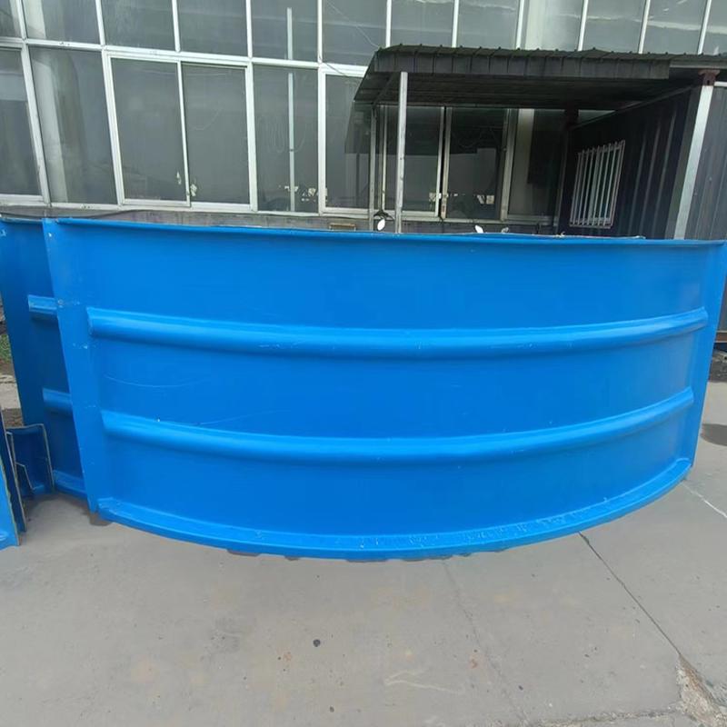定制玻璃钢污水池盖板拱形厌氧池密封集气罩厂家防腐蚀防雨罩弧形