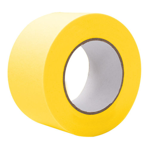 美纹纸胶带黄色小管芯可书写易撕不留痕美纹纸油漆遮蔽外墙分隔胶