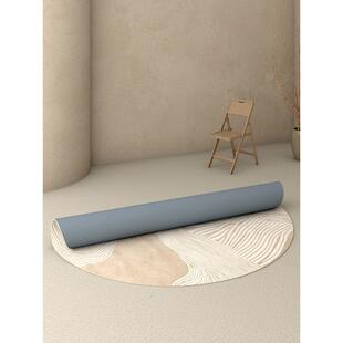 wbz7现代客厅卧室圆形地毯简约沙发茶几梳妆台简约垫试衣间家用