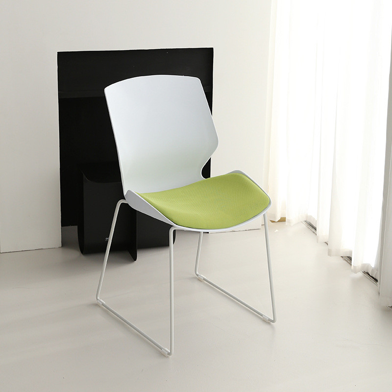 会议椅子办公弓形无现代简约扶手学生座椅可叠放会议室靠背培训椅