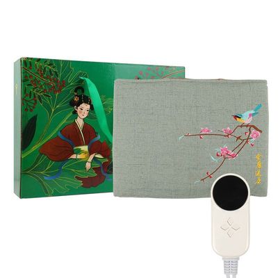 电加热艾绒护腰海盐艾腰宝艾草暖腰带热敷宝理疗热敷包护腰带艾灸