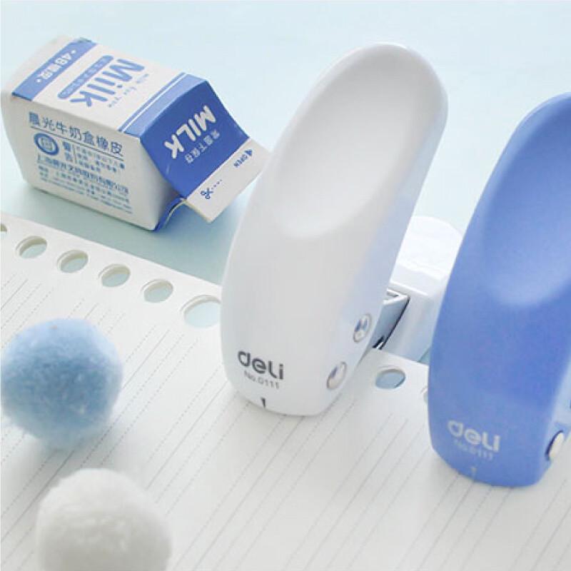 单口打孔器活页本手账圈扣夹子打洞眼工具小型随身便携文具装订器