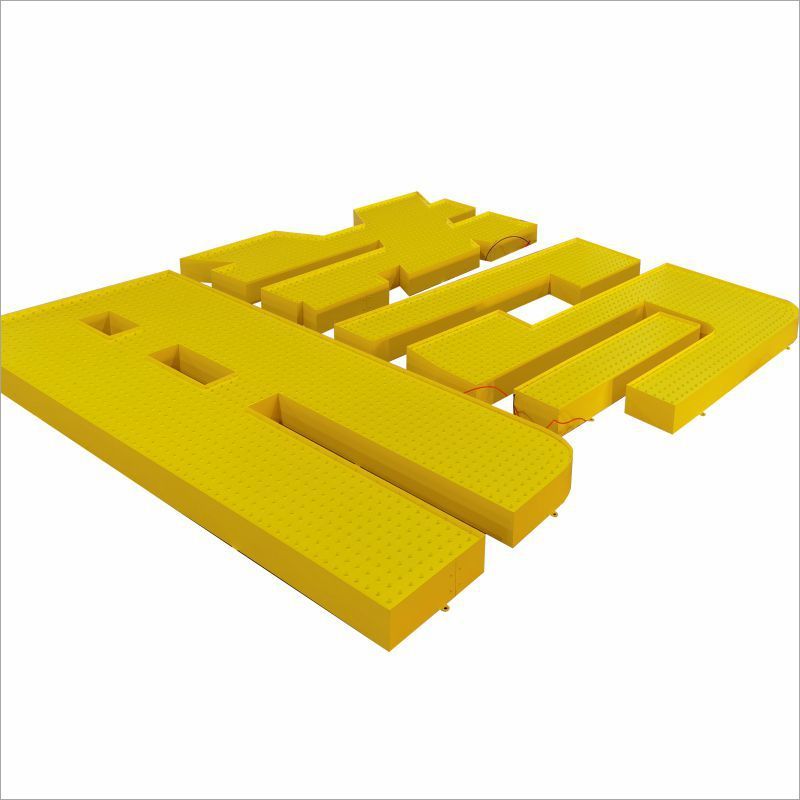 厂家定制不锈钢标识办公楼大厦酒店logo发光字外漏灯珠冲孔点阵字
