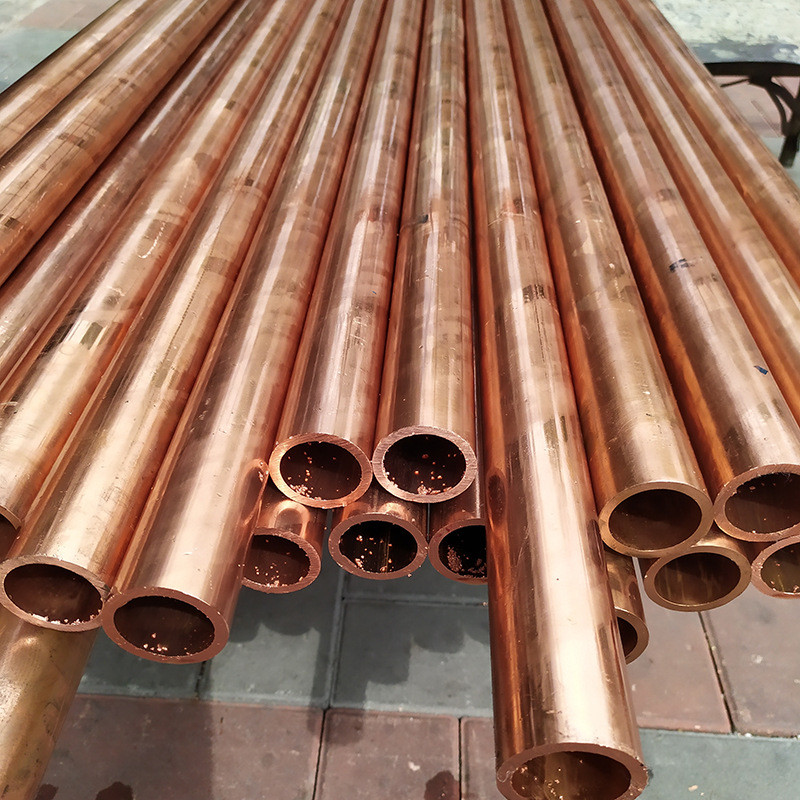 t2空调铜管厂家热轧无缝铜管tp2紫铜管现货销售