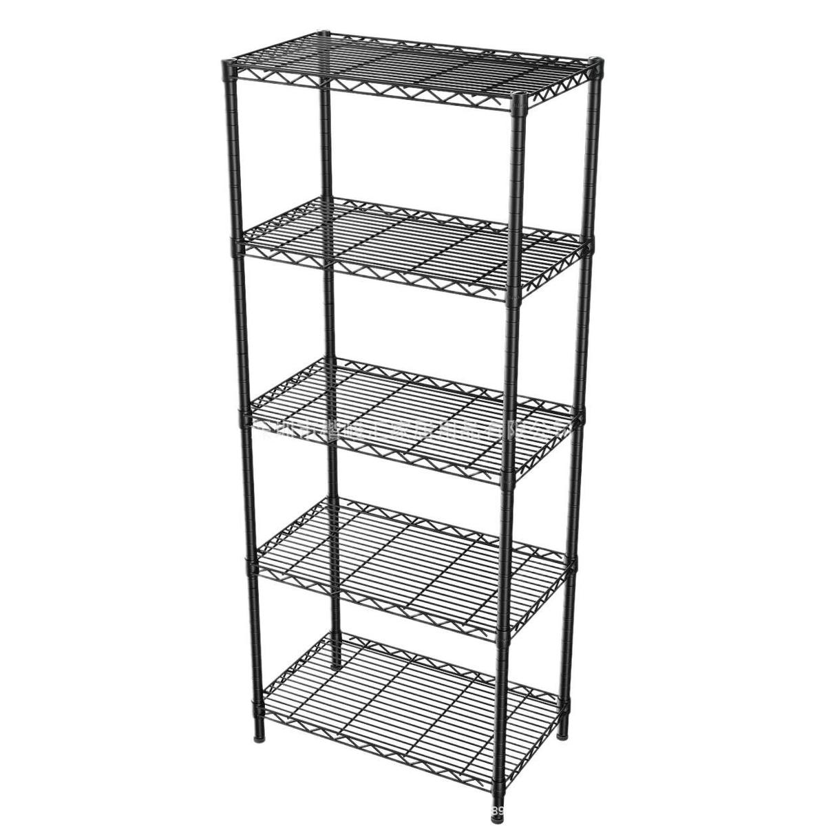 厨房置物架落地多层微波炉架可调层高层架客厅货架阳台家用储物架