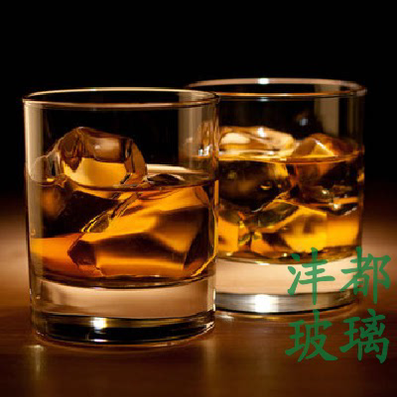 玻璃钢化水杯直身圆型牛奶早餐杯口杯酒吧杯子果汁泡茶杯耐热家用