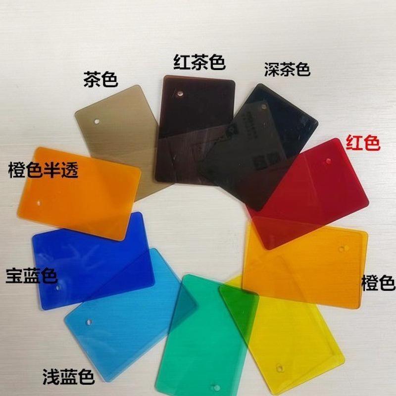 厂家彩色透明3mm5mmpc板工业车间铝型材框架门窗防护板4mmPC耐力