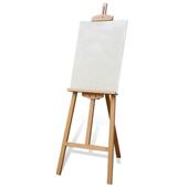 1.7m榉木画架后红式 撑榉木画架木质素描画架美术生专用画板油画架