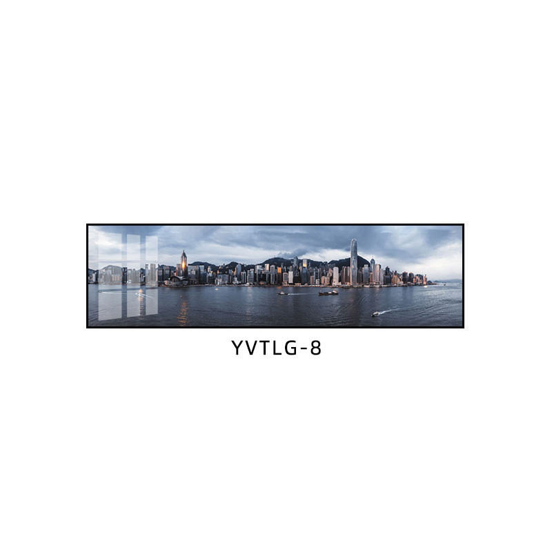 北上广城市建筑风景餐厅装饰画高级感背景墙壁画现代简约夜景挂画