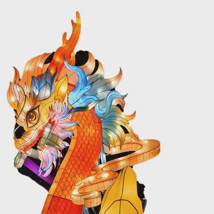 大型节日彩灯龙年主题花灯定制户外灯展春节中秋节国庆节灯组定制