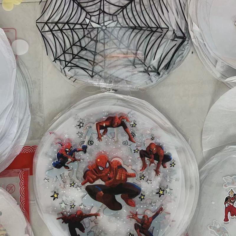 23寸网红透明印花卡通款波波球高透明bobo球飞天李氏加厚气球地摊