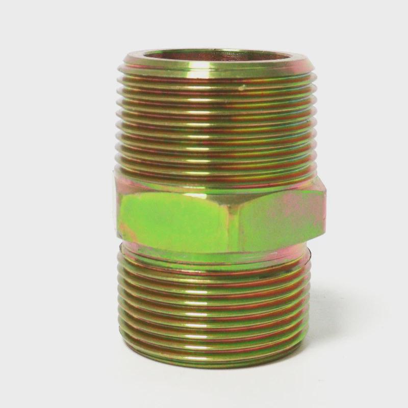 液压接头双外丝外管件直通2分c3分c4分c6分c对丝液压牙高压油管过