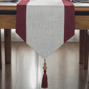 现代简约桌旗中式禅意桌巾装饰布茶桌布艺棉麻餐桌北欧床旗中国风