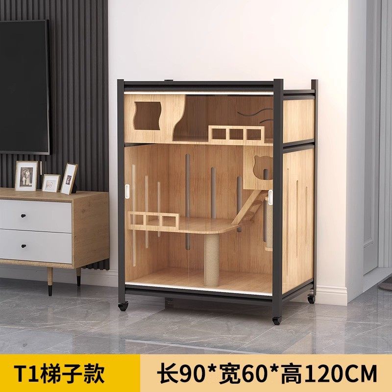 萌助实木猫柜系列室内寄养柜猫笼超大空间一体式家用猫屋窝猫别墅,宠物/宠物食品及用品,猫笼子/猫别墅,淘宝优惠券,粉丝福利购,淘宝优惠卷