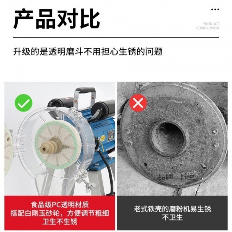 石磨电动。豆花机商用肠粉机米浆机打浆机米糕水塔糕多功能磨浆机